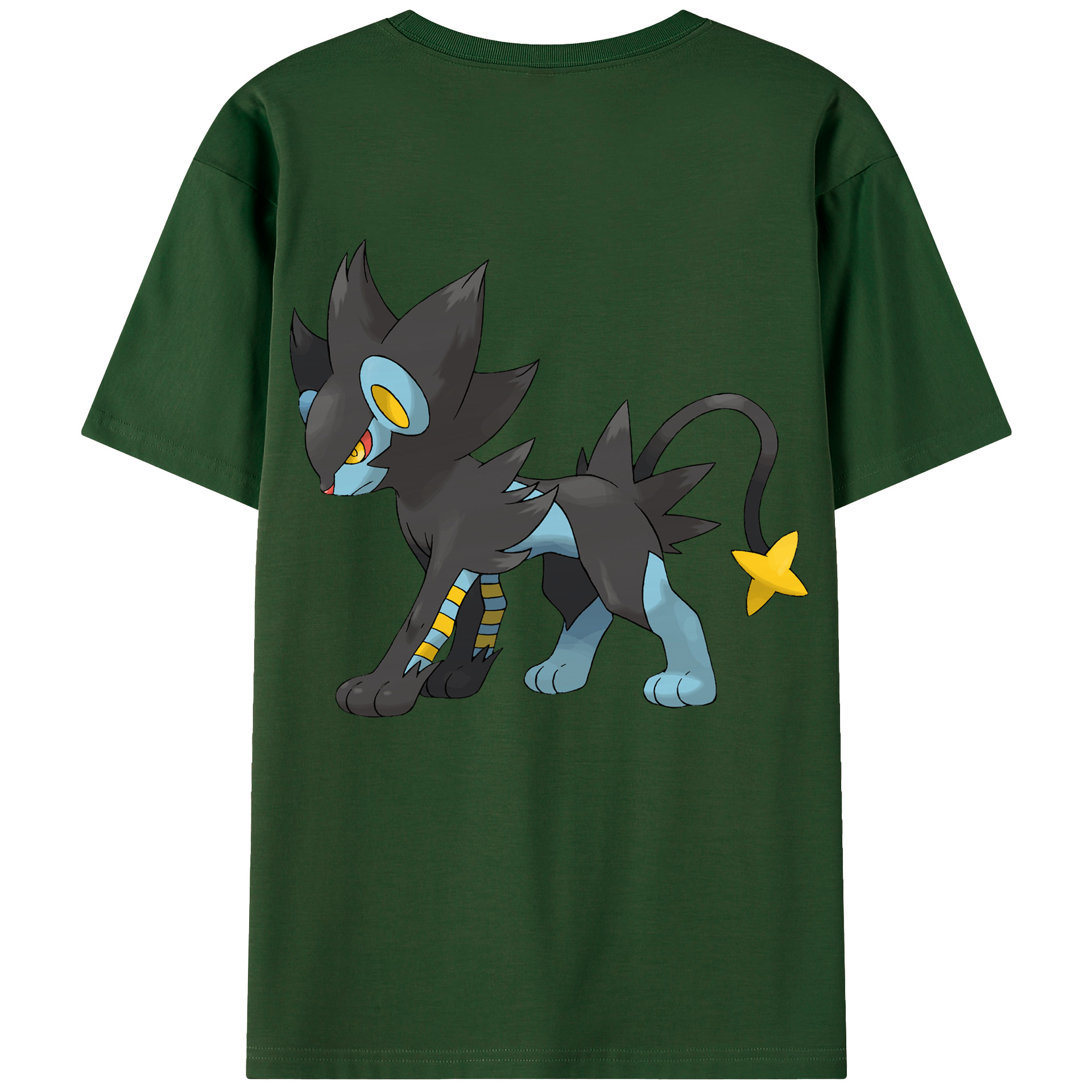 （画像用） ポケットモンスター Pokémon 綿100％半袖Tシャツ（背面プリント）